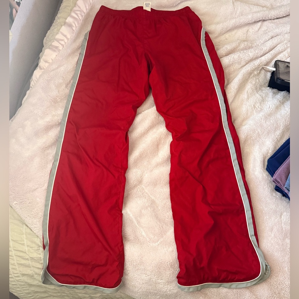 red old navy track pants